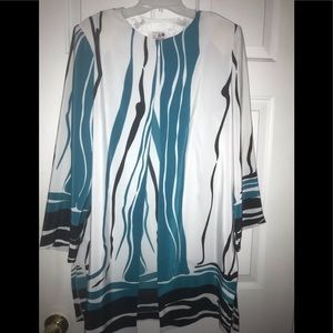 SALE 3/$18 - 
Caron White Overlay Jacket 16